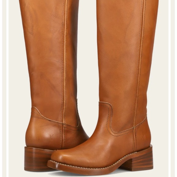 🍊 Frye Cognac Campus Boots 🍊 - Picture 4 of 11